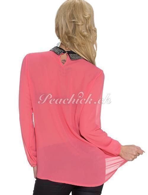 Camicette: Bluse koralle Dekoperlen Gr 34/36/38 – Difettoso da Eschenbach SG venduto da Peachick 2