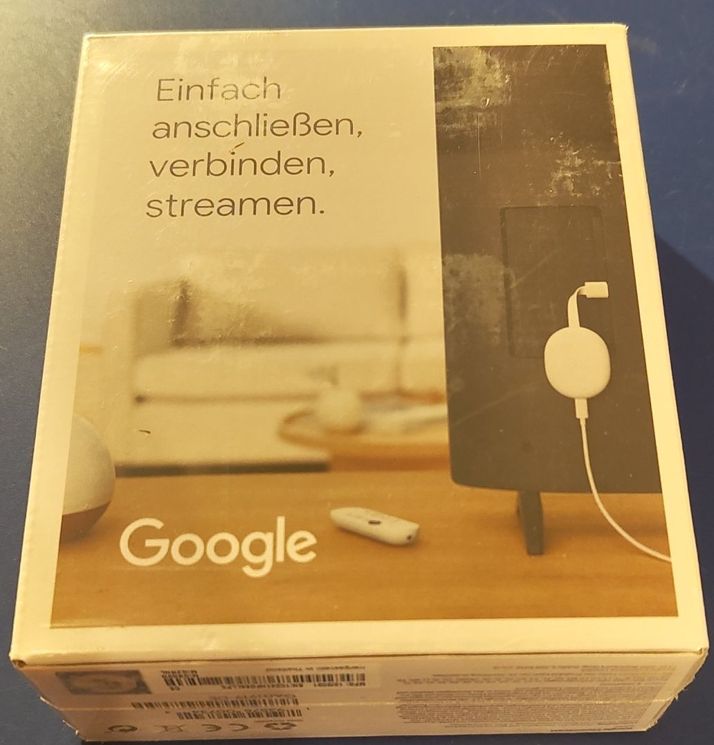 Google Sistemi audio & multimediali: Google Chromecast avec Google TV 4K, neuf – Nuovo e nell'imballaggio originale da Bramois venduto da My_name_is_hot 1