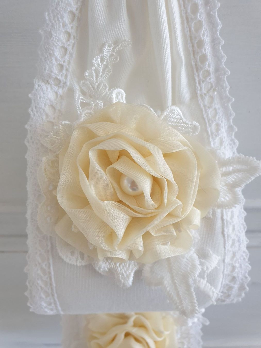Tutte le decorazioni: Halter WC-Rollen Shabby Chic Spitze Rollenhalter Geschenk – Nuovo e nell'imballaggio originale da Gossau ZH venduto da Goes05 4