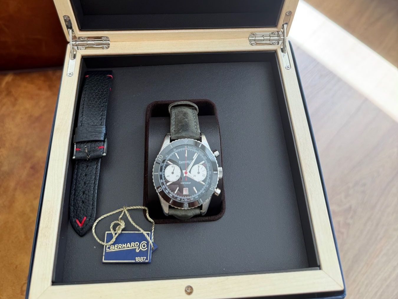 Eberhard & Co. Montres: Eberhard & Co. Contograf – D'occasion à La Chaux-de-Fonds par JUVAL_Horlogerie