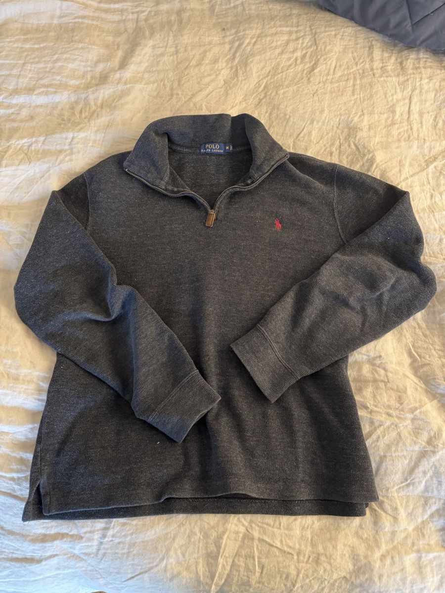 Ralph Lauren Pullover & Sweatshirts: Ralph Lauren Grey Half-Zip Pullover - Size M - Great! – Gebraucht aus Zürich von ErnstS_23