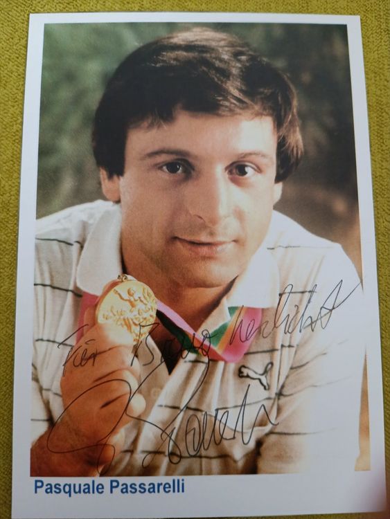 Pasquale Passarelli signiert Autogrammkarte Olympiasieg Kaufen
