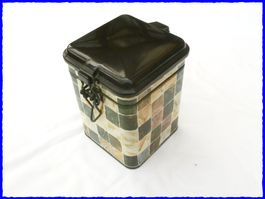 Vorratsdose "OWO / Hermet SA" - 14 cm quadratisch - Mosaik