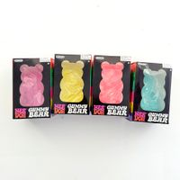 4 stk - Schylling Nee Doh Gummy Bear Squishy Toy Set New