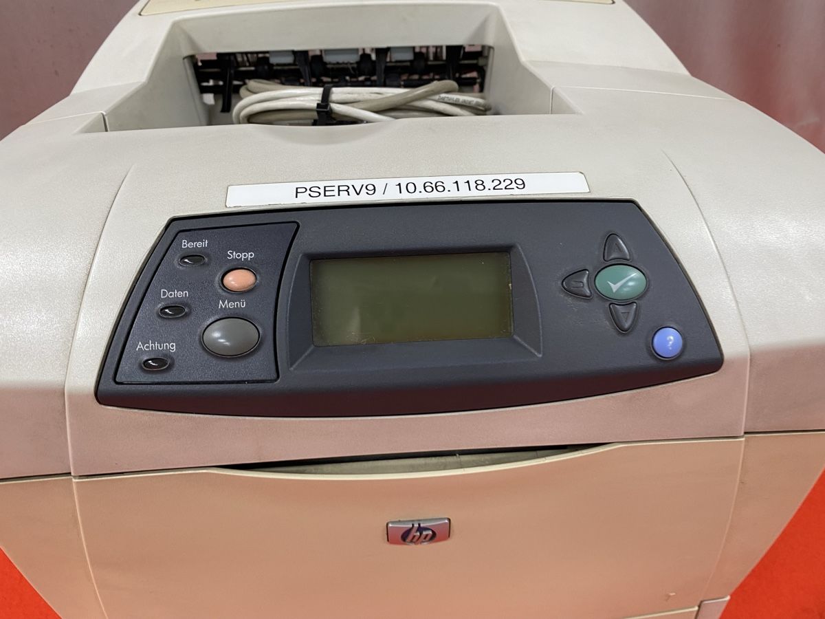 Hewlett Packard Drucker: Drucker von Hp Laser Jet 4259tn – Gebraucht aus Hägglingen von Karin0802 4
