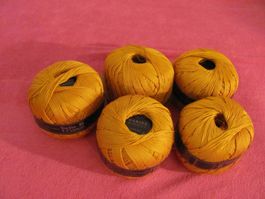 Lang Wolle Oranges Filetgarn Marisa  Vintage