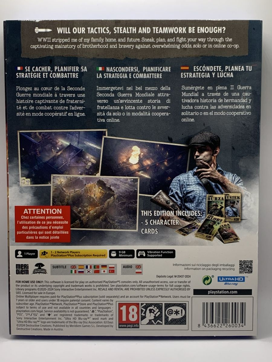 Sony Giochi: PS5 - 63 Days: The Home Army Edition – Usato da Ostermundigen venduto da RG-Collector 1