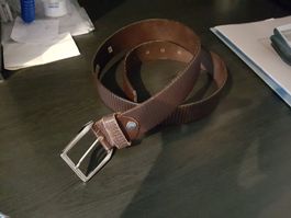 Ledergürtel Braun Neu Versand 2 Franken