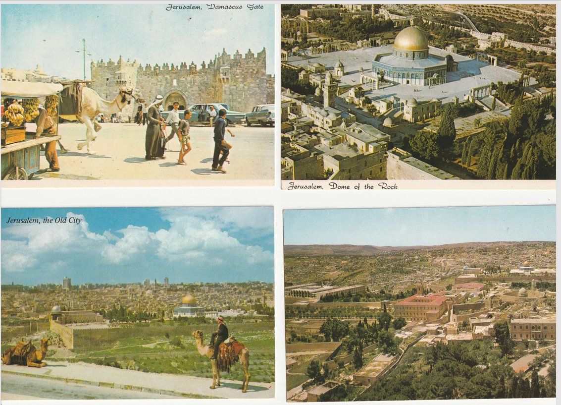 Cartoline postali: Ansichtskarten Israel vor ca. 45 Jahren – Usato da Unterkulm venduto da Huesi01