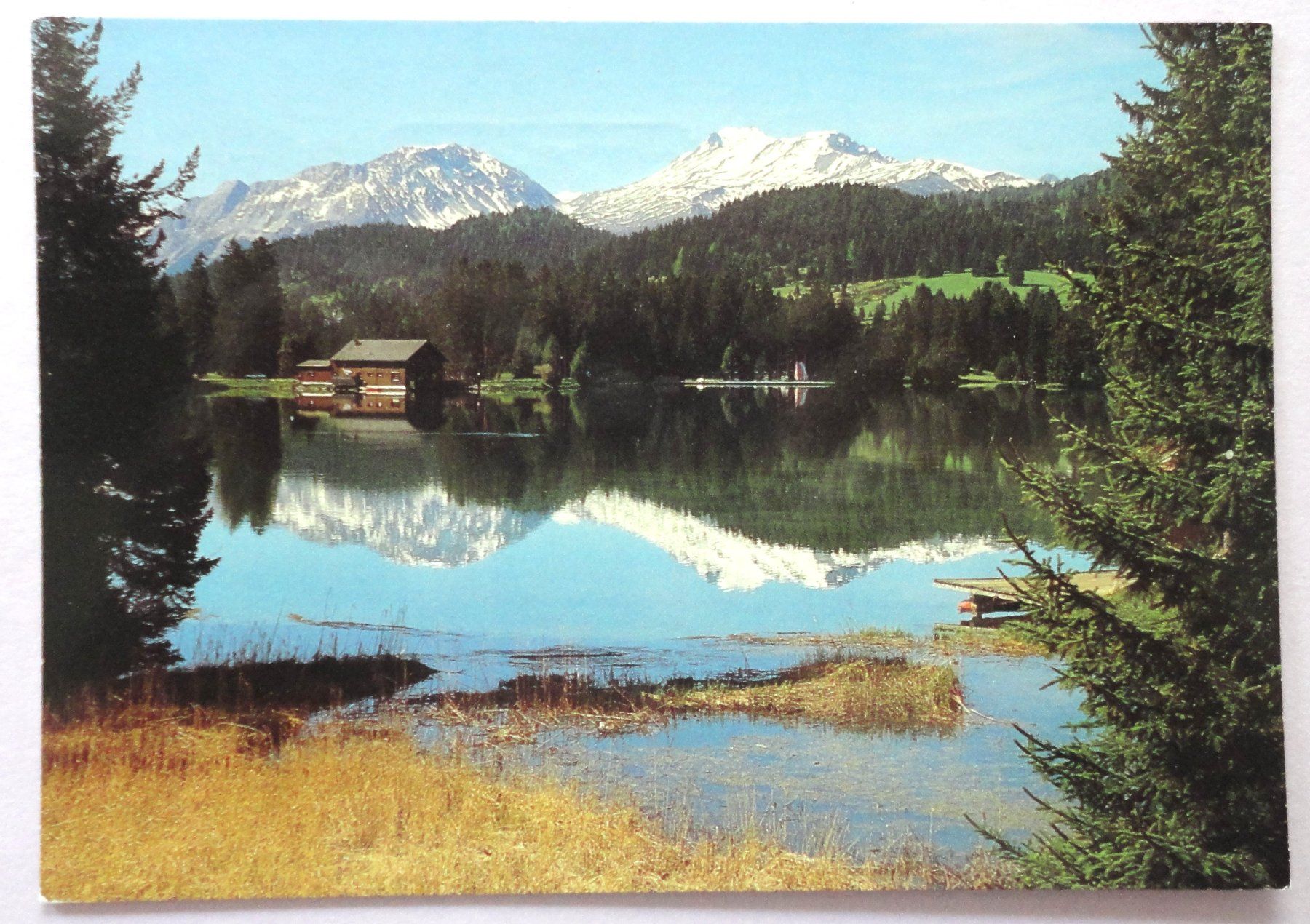 Cartoline postali: Lenzerheide-Valbella, der Heidsee – Usato da Fétigny venduto da Billy2miny
