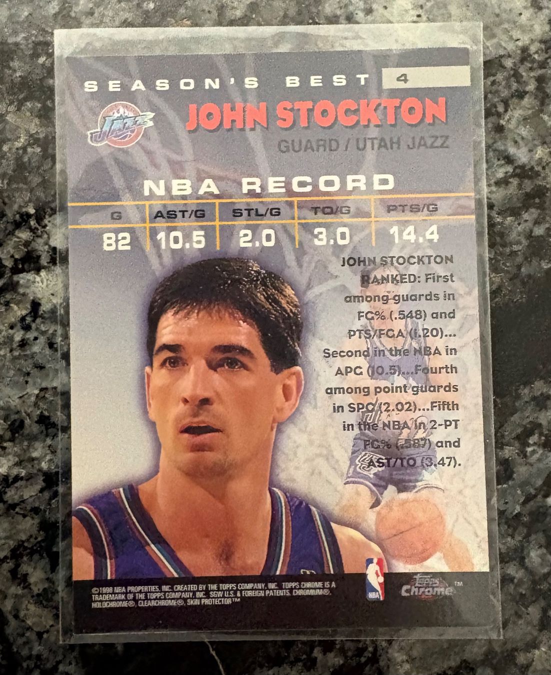 Topps Carte collezionabili: NBA John Stockton Topps Chrome Pressure Points Card – Nuovo (secondo la descrizione) da Muttenz venduto da joba23 1