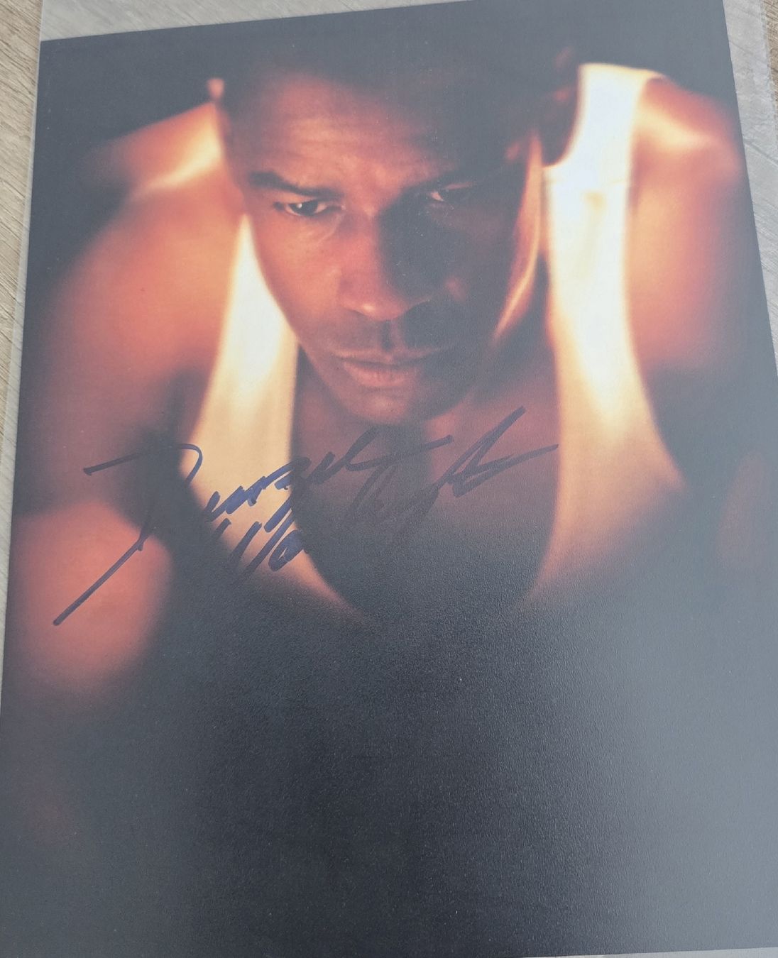 Autografi: Autogramm Denzel Washington mit Zertifikat – Usato da Buchrain venduto da Bachmann79
