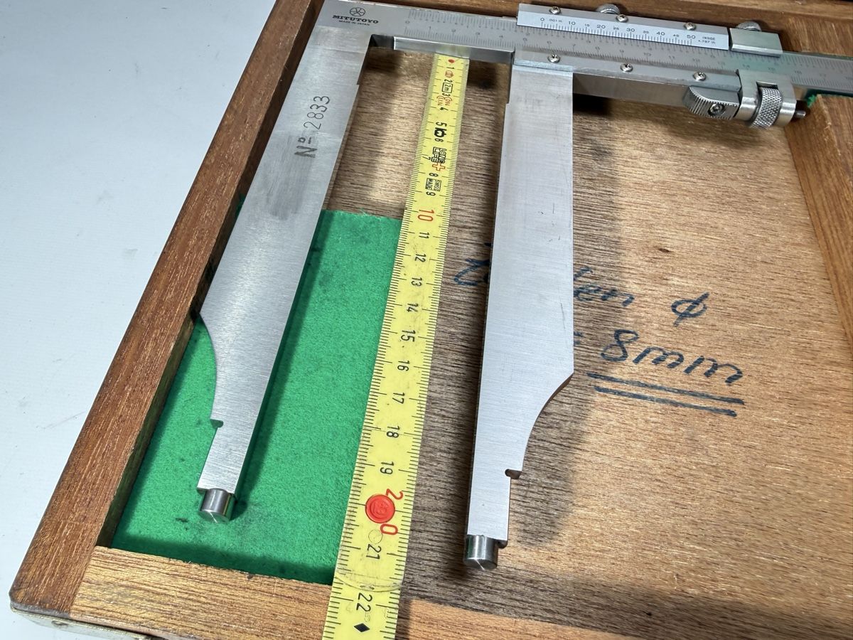 Mitutoyo Tutti gli attrezzi: Mitutoyo Messschieber 500mm Mikrometer Schieblehre – Usato da Boswil venduto da ABLagerBoswil 1