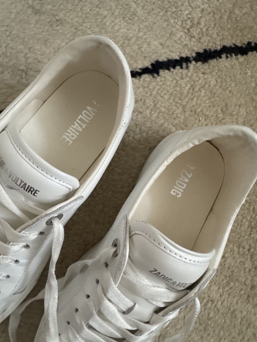 Zadig & Voltaire Scarpe da donna: Zadig et Voltaire sneakers cuir 41 – Usato da Genève venduto da Cicin 1