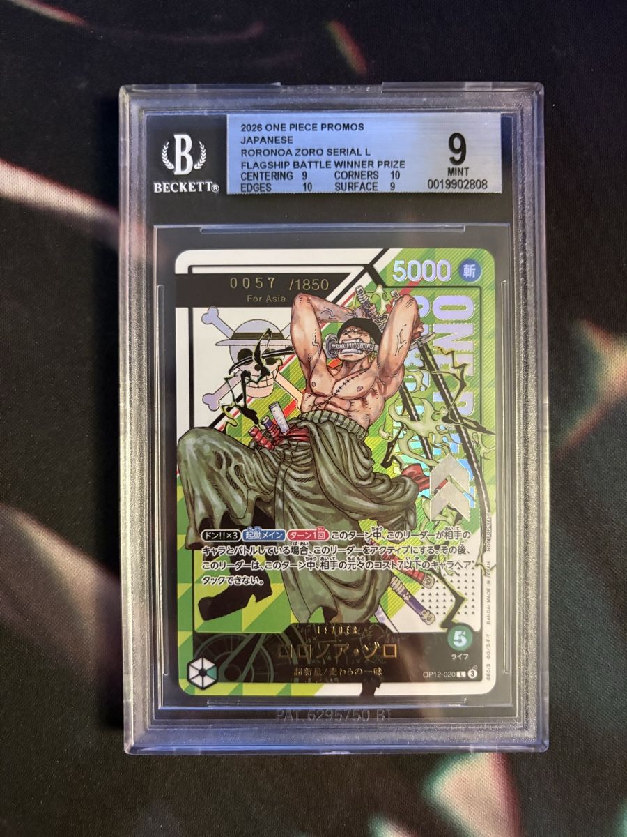 Bandai Carte collezionabili: Serialized Zoro for asia 57/1850 – Nuovo e nell'imballaggio originale da Bonstetten venduto da Tarnished