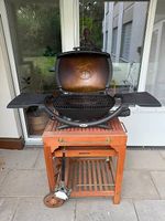 *reserviert* Grill mit Wagen inkl neue Gasflasche