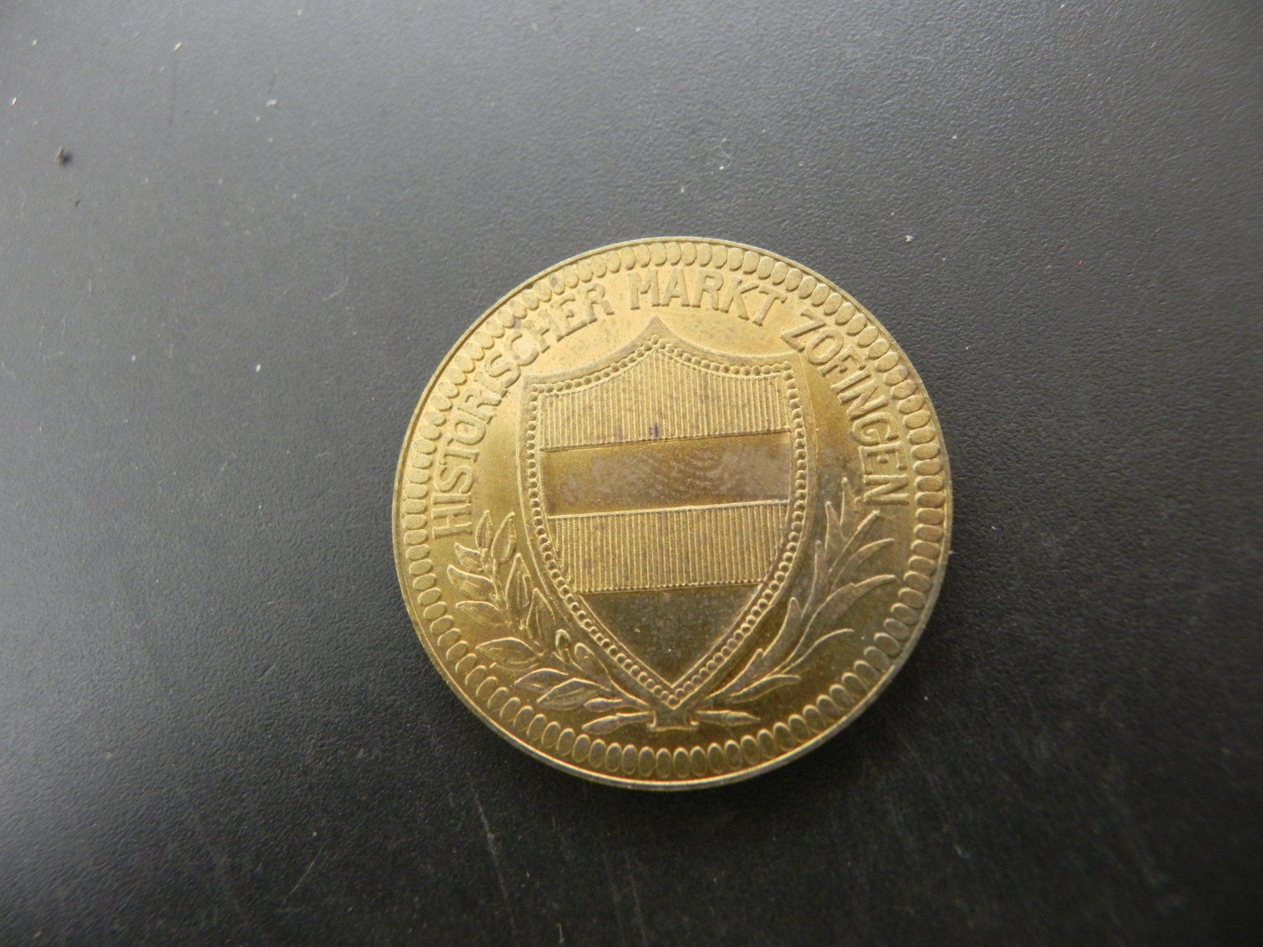 Medaillen: Medaille Zofingen 1 Taler 1987 – Gebraucht aus Biel/Bienne von Gogolozi 1