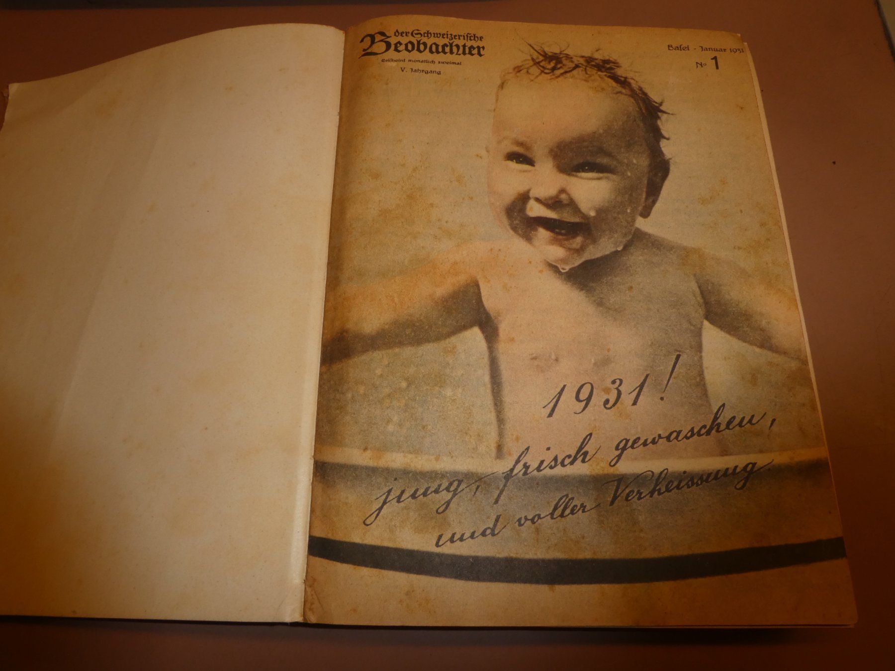 Riviste & Magazine: Schweizer Beobachter 1931 – Usato da Chur venduto da Diversico2010 1