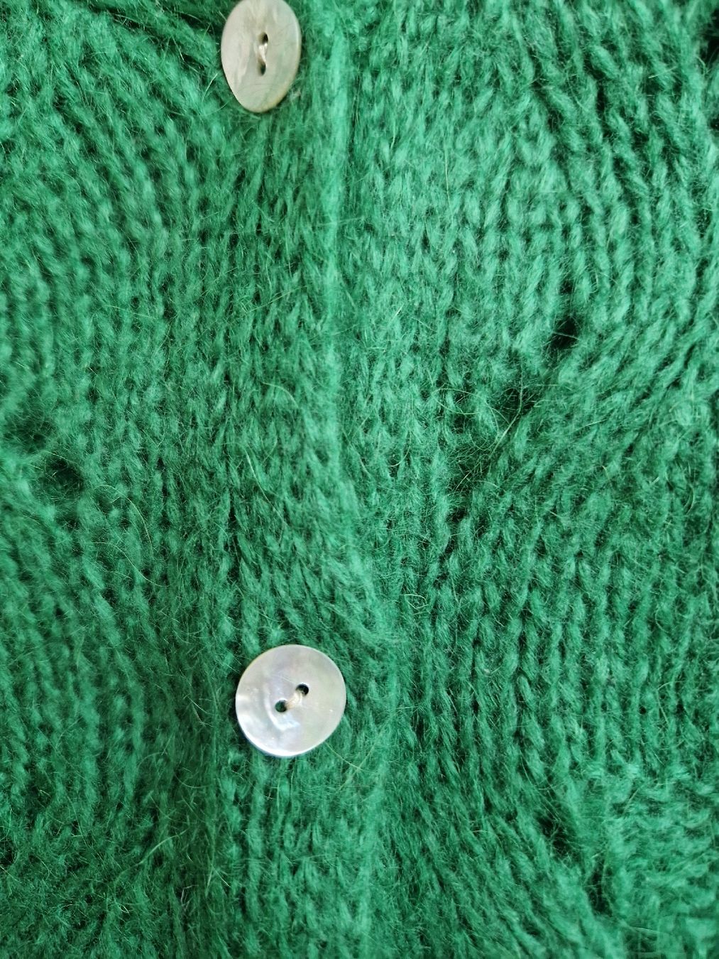 Maglioni & Felpe: Cardigan en maille vert Maëlys Paris - taille S/M – Nuovo (secondo la descrizione) da Denges venduto da elo_2zgb 1