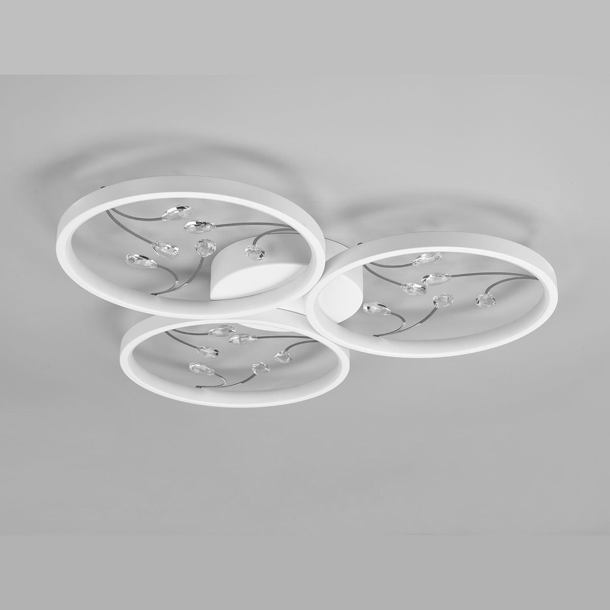 Kronleuchter & Deckenlampen: LED Deckenleuchte, Glasdekor, 62 cm Ø – Neu (gemäss Beschreibung) aus Kreuzlingen von Smart-Light 1