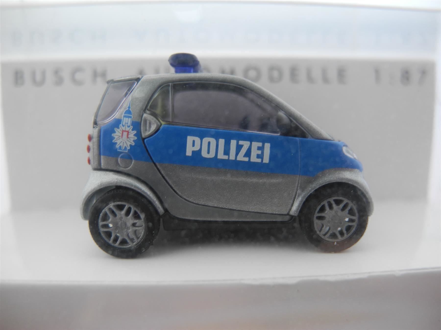 Busch Modellini d'auto: Busch 48929 Smart "Polizei", Nr. t31 – Nuovo e nell'imballaggio originale da Kottwil venduto da Crazyrolf 1
