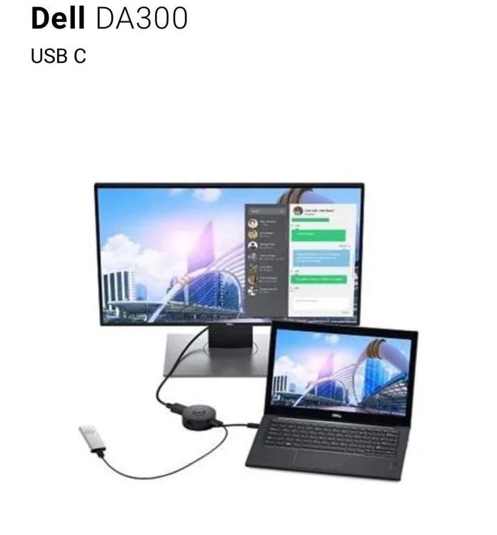 Dell Docking station: Dell Mobile Adapter DA300 Docking (Dockingstation + USB Hub) – Usato da Riehen venduto da Lord7M7 1