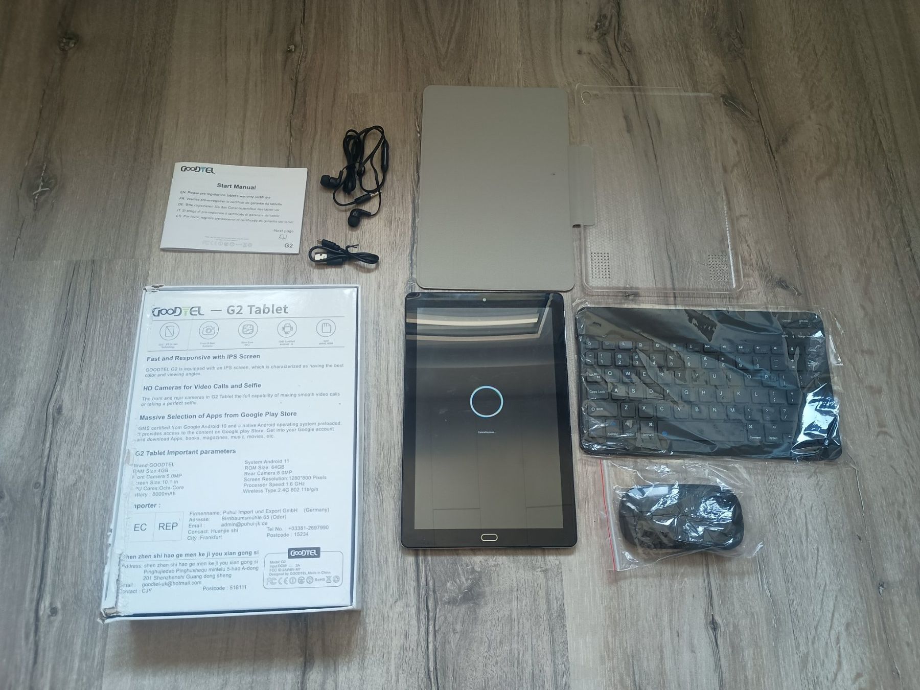 Tablet PC: Goodtel G2 10" Android Tablet – Komplettes Set – Gebraucht aus Bioggio von natan81