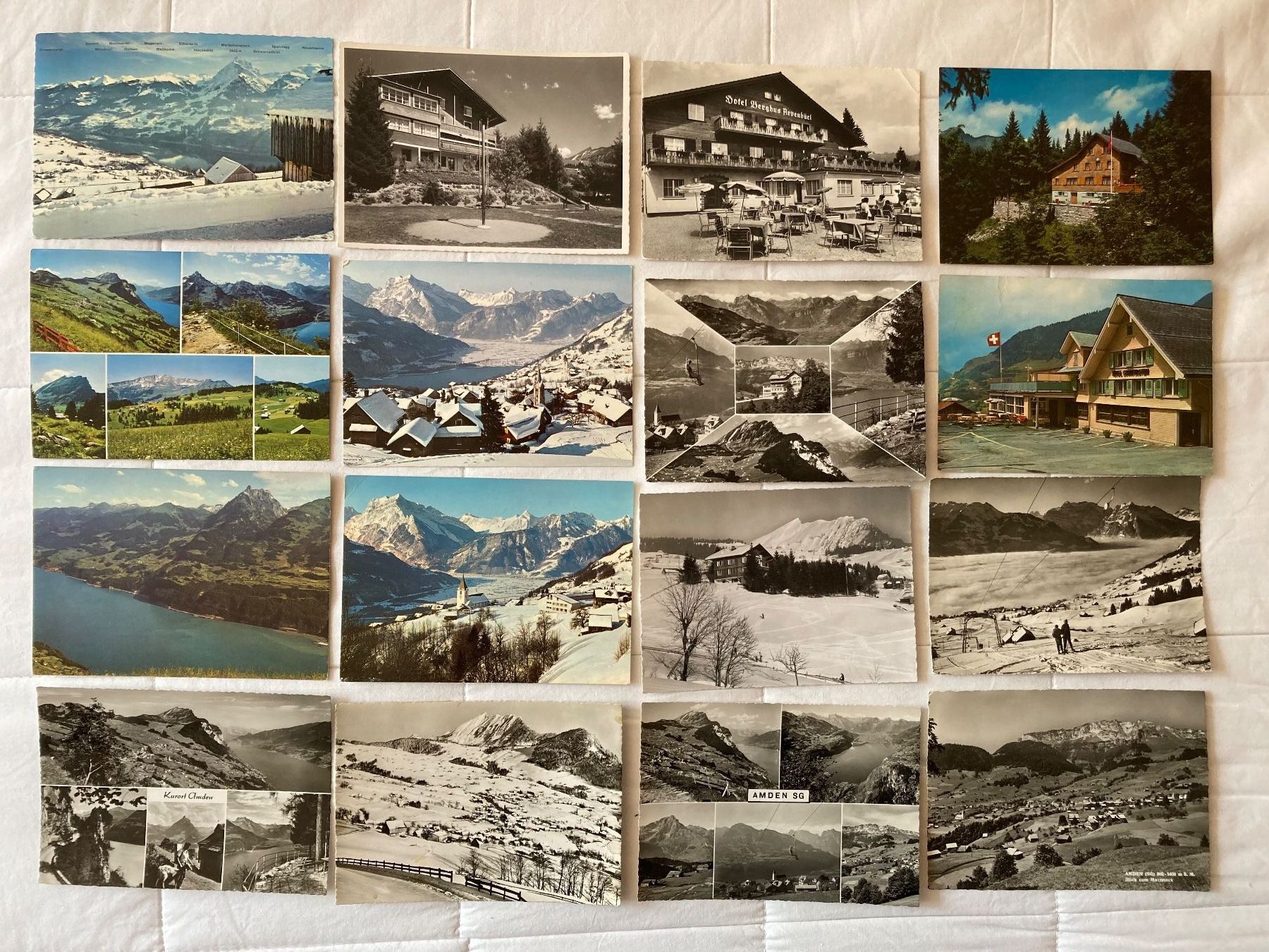 Cartoline postali: 16 AK Amden SG – Usato da Zürich venduto da Tolima194