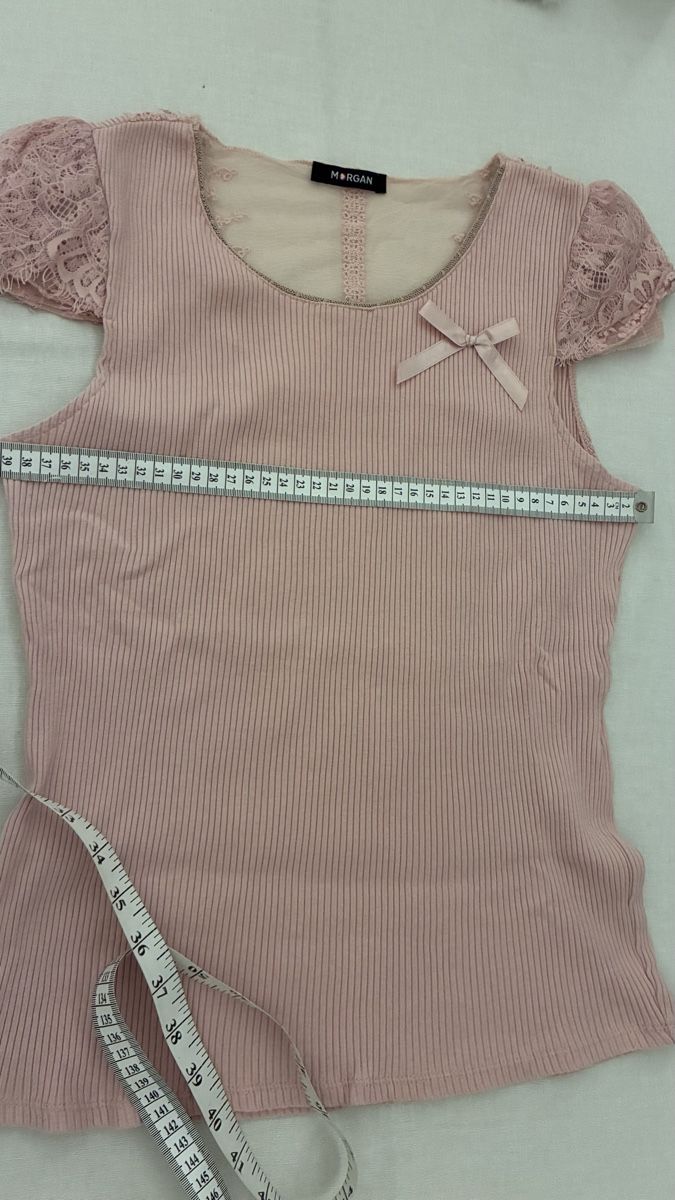 Top: Morgan Top in Altrosa mit Spitze, Grösse S – Nuovo (secondo la descrizione) da Bäretswil venduto da Viechel 4