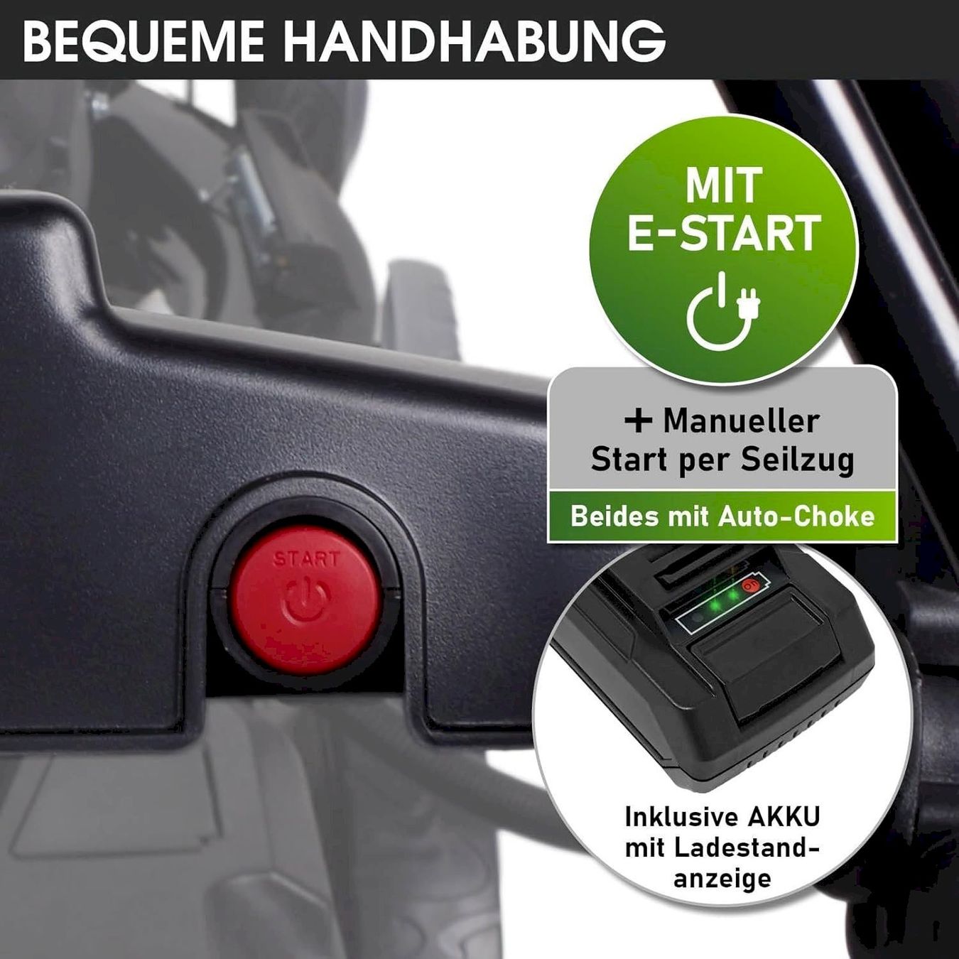 Tagliaerba: BRAST Trike E-START Benzin Rasenmäher – Nuovo e nell'imballaggio originale da Bottighofen venduto da zaap 4