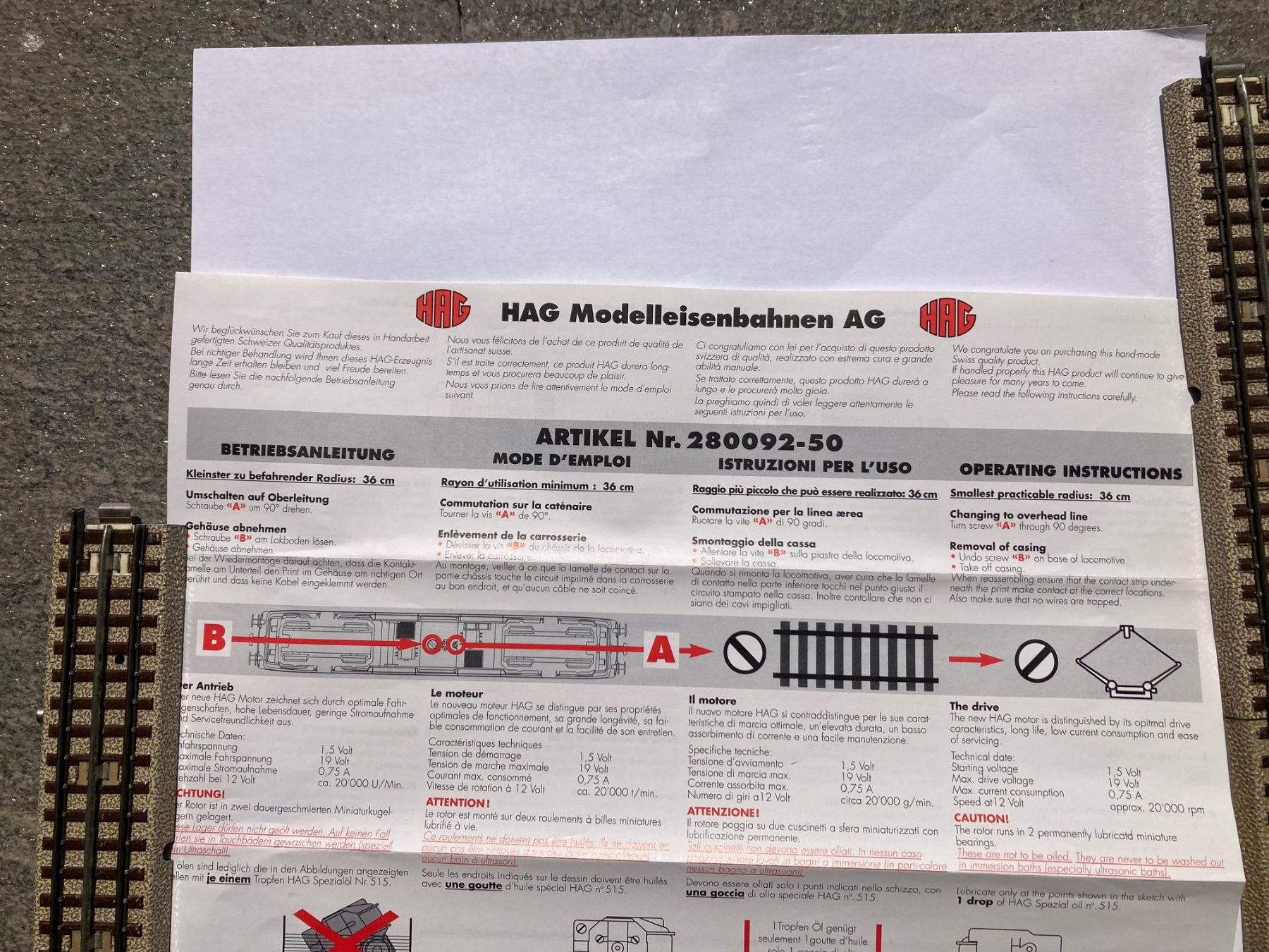 SBB/CFF/FFS Modellini di ferrovie: HAG RE 460  Nr.  070 – Nuovo e nell'imballaggio originale da Grenchen venduto da extrafein 6