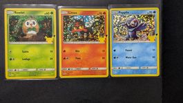 Gen 7 Starters 🇺🇸 25th Anniversary McDonald's Holo Pokémon