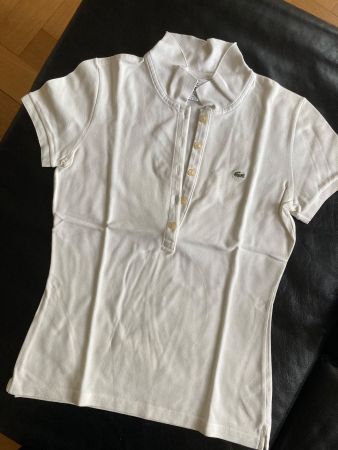 LACOSTE POLOSHIRT KURZARM, GR.S (FR38), WEISS, DER KLASSIKER