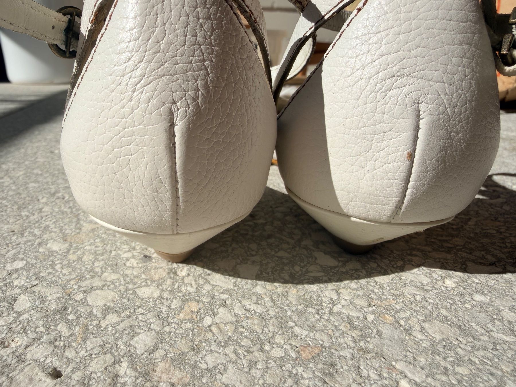 Scarpe da donna: Slingpumps Cremeweiss Grösse 38 – Usato da Brütten venduto da Rod816 7