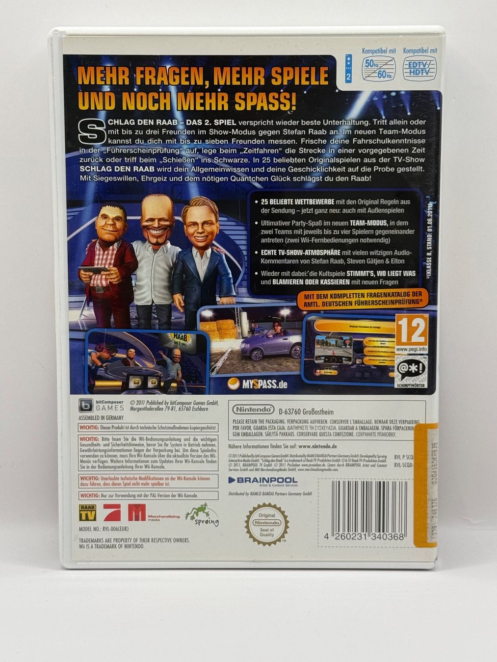 Nintendo Spiele: Schlag Den Raab - Nintendo Wii – Gebraucht aus Dietikon von gab_qz7y 1