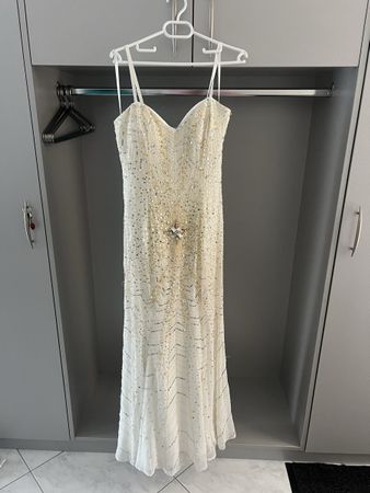Alyce Paris Abendkleid, Gr. 10, Elfenbein, Festlich & Elegan