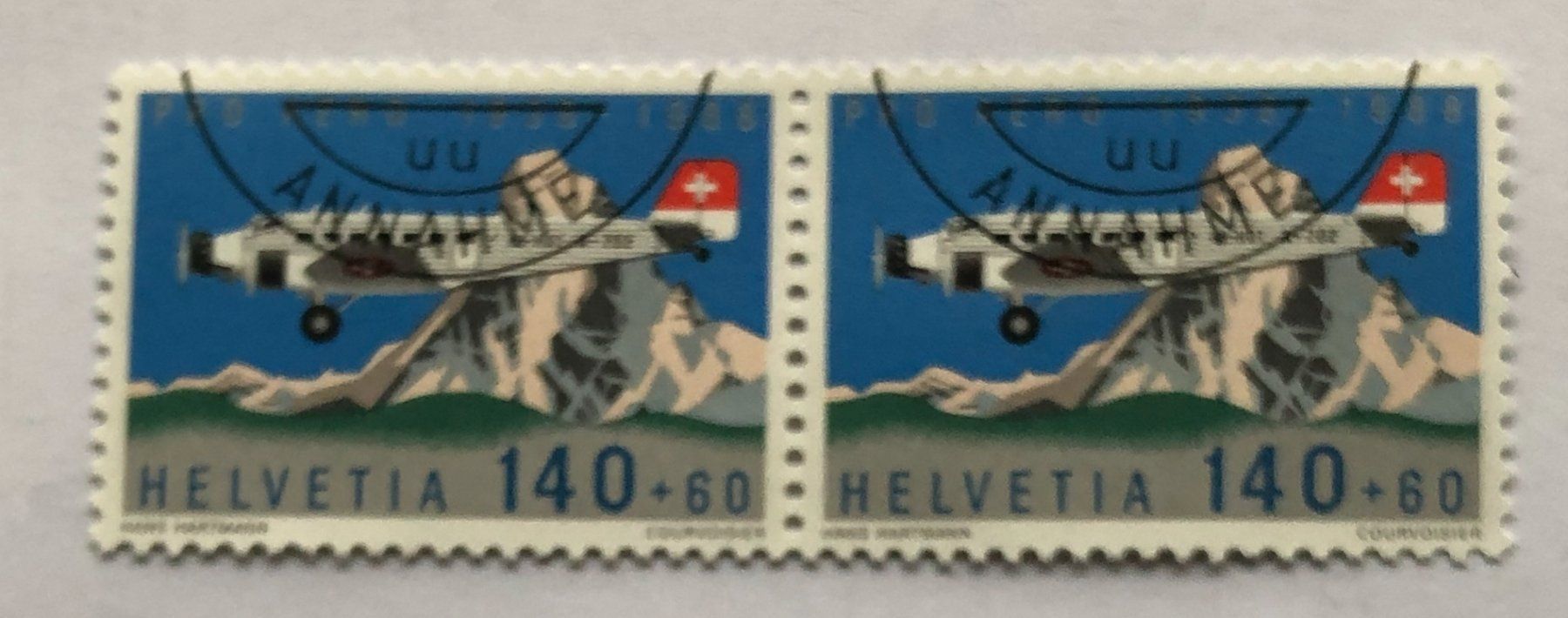 Tutti i francobolli: Nr. F 49 Paar  Stempel – Usato da Aarau venduto da Billa007