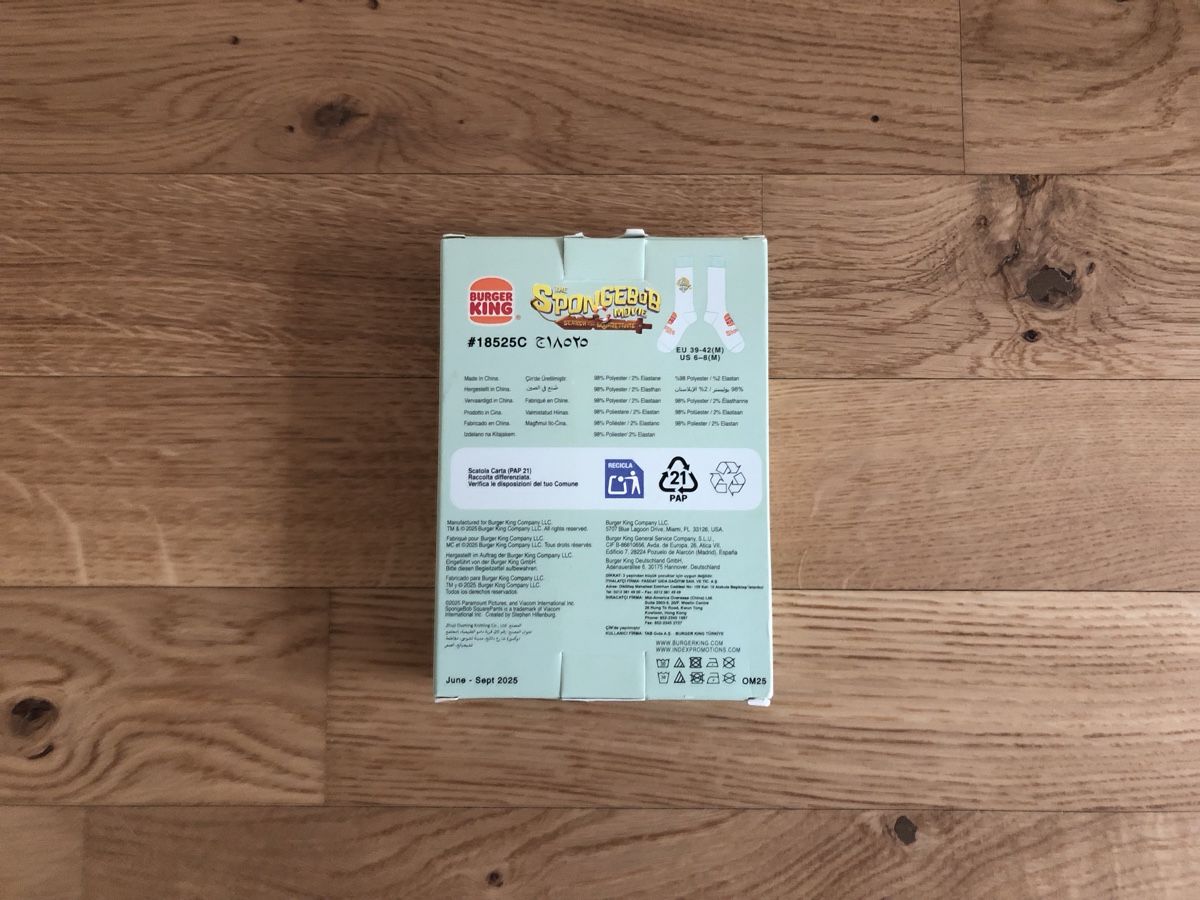 Calze: SpongeBob Socken: Neu. Grosse 39 - 42 – Nuovo (secondo la descrizione) da Zug venduto da volpo6300 3