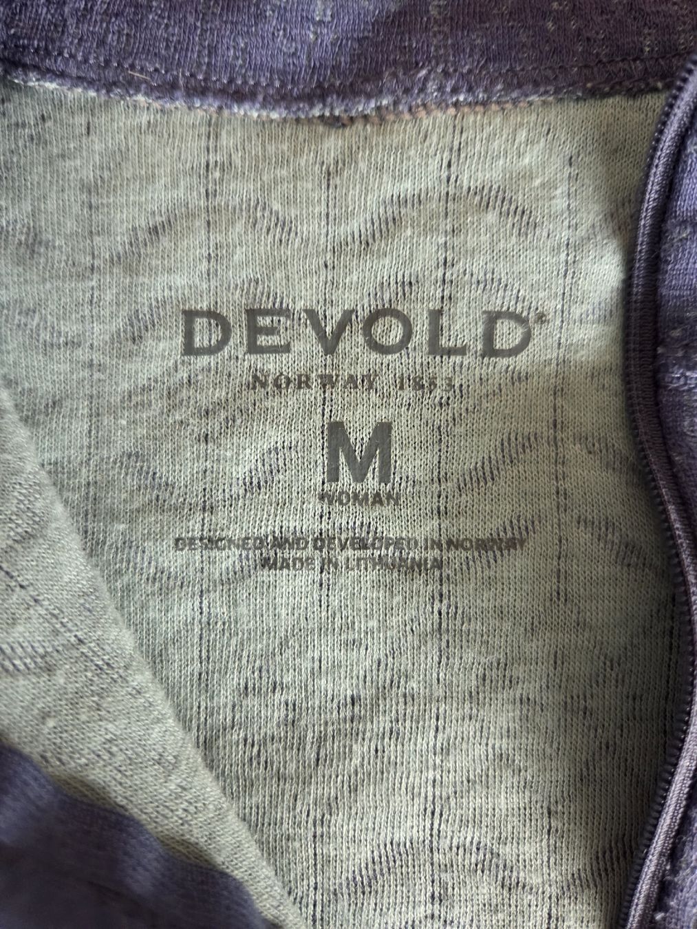 Devold T-shirt: Devold Duo Aktiv Langarmshirt mit Zip M – Usato da Walchwil venduto da Petulas 1