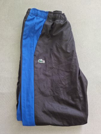Lacoste Sporthose Trainerhose Gr M Schwarz/Blau