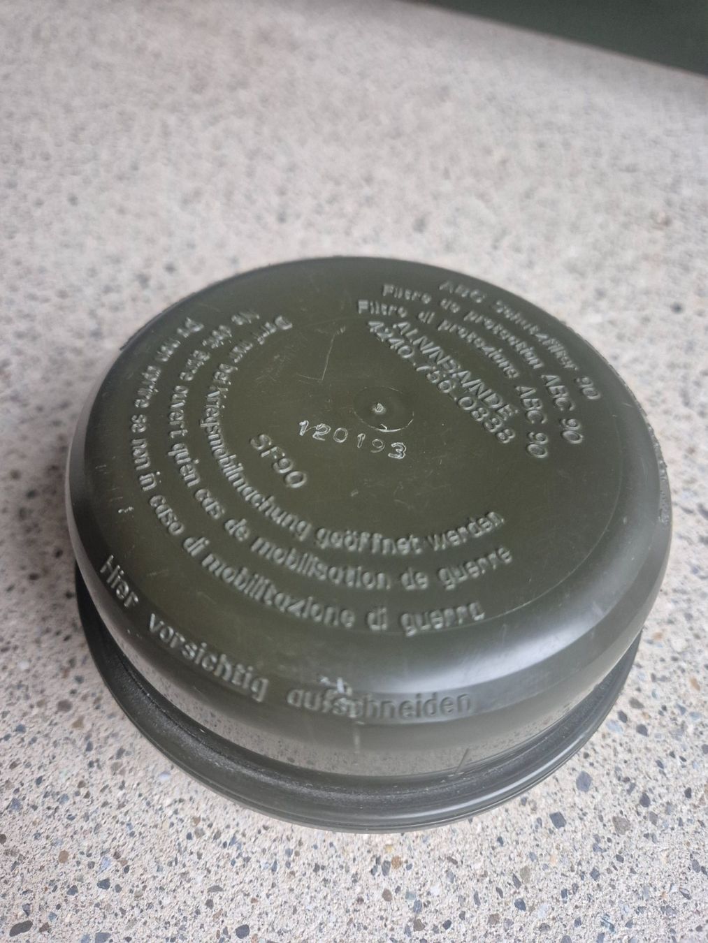Protezione per viso e udito: *** Original Kriegsfilter Schutzmaske90 *** – Nuovo e nell'imballaggio originale da Riedholz venduto da fr_sIruP 4