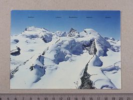 Saas - Tal, Wallis, Viertausender, Stempel Britannia Hütte