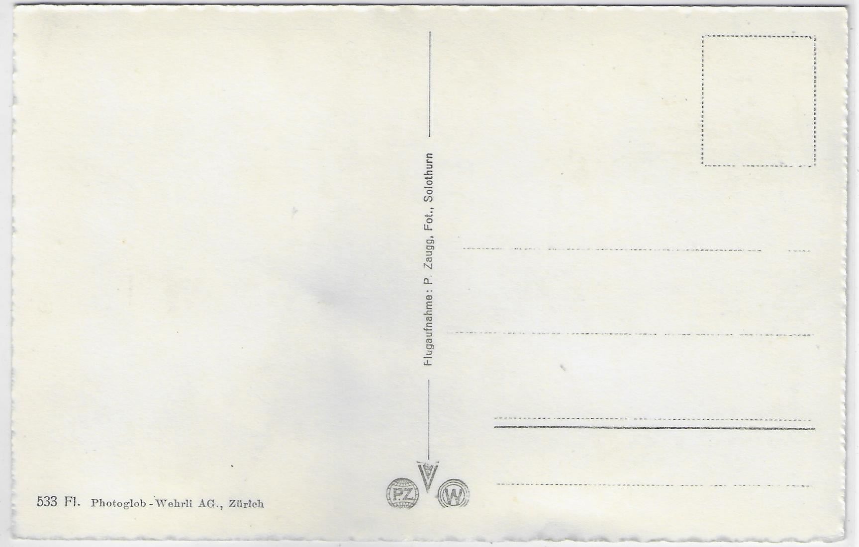Cartoline postali: Flugaufnahme Solothurn – Usato da Ettingen venduto da Kartenplanet 1