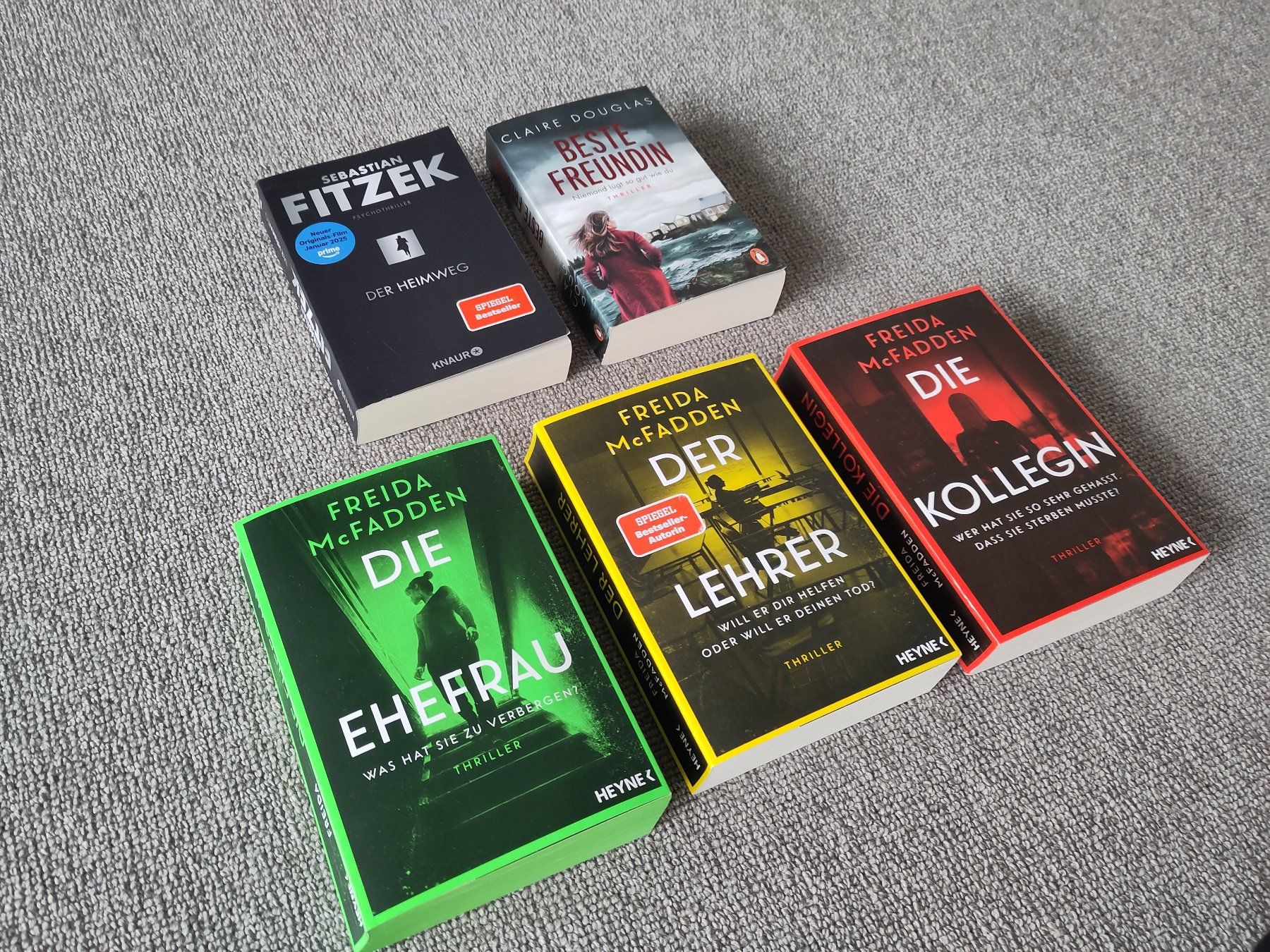 Bücher: 5 Spannende Thriller – Gebraucht aus Schmitten FR von SirLanzelot 5