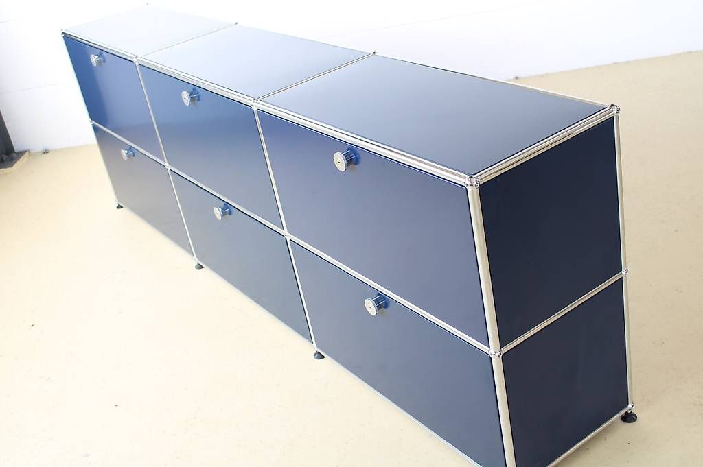USM Scaffali: USM Sideboard in Stahlblau, neuewertig – Usato da Meinisberg venduto da atelier_TILIJA 8