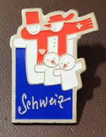 R450 - Pin Familie Schneemann Schweiz