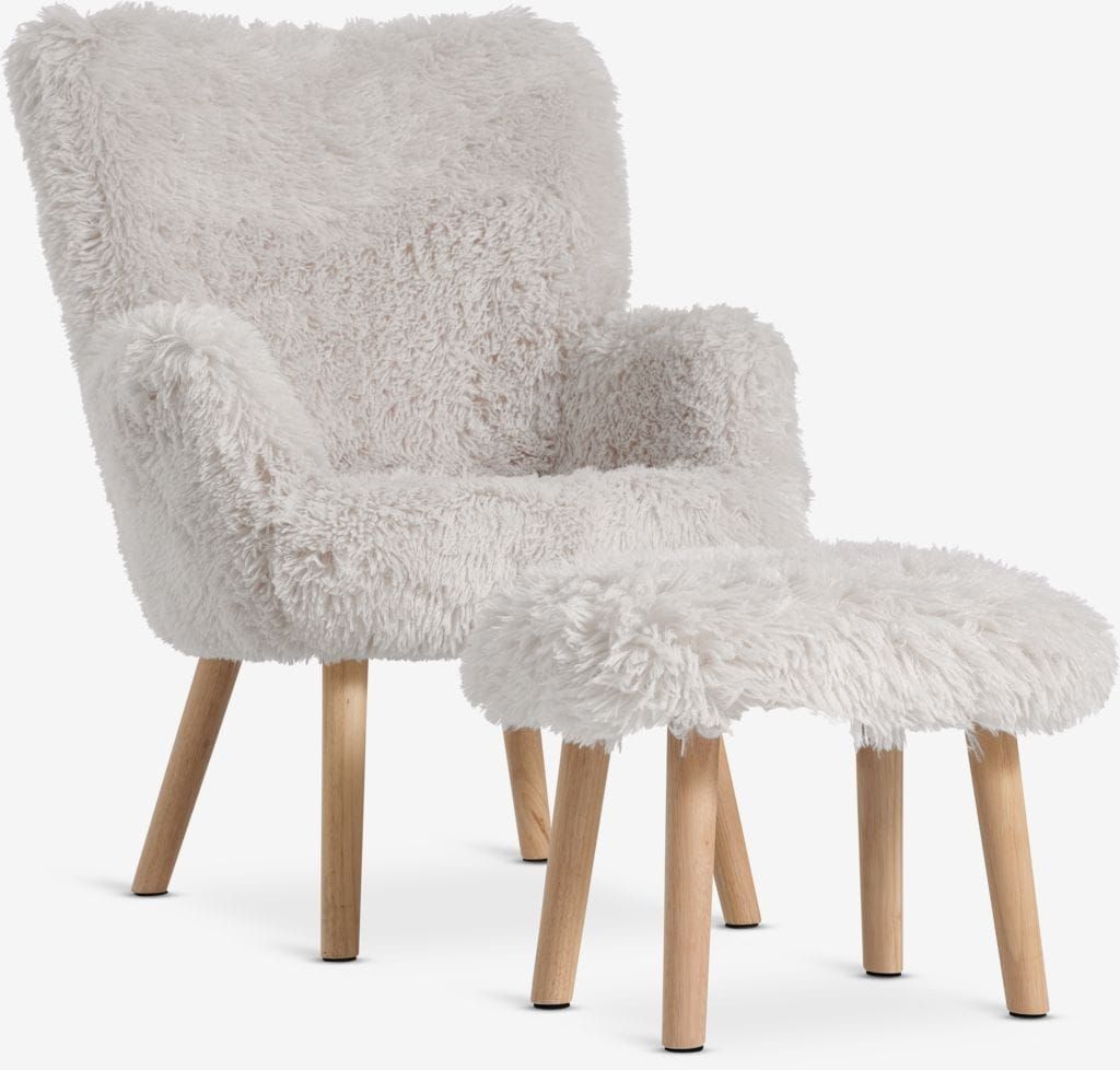 Jysk Poltrone: Nagelneu: JYSK Sessel mit Hocker NEU.    NP: 226.00 – Nuovo (secondo la descrizione) da Kägiswil venduto da Megafi56