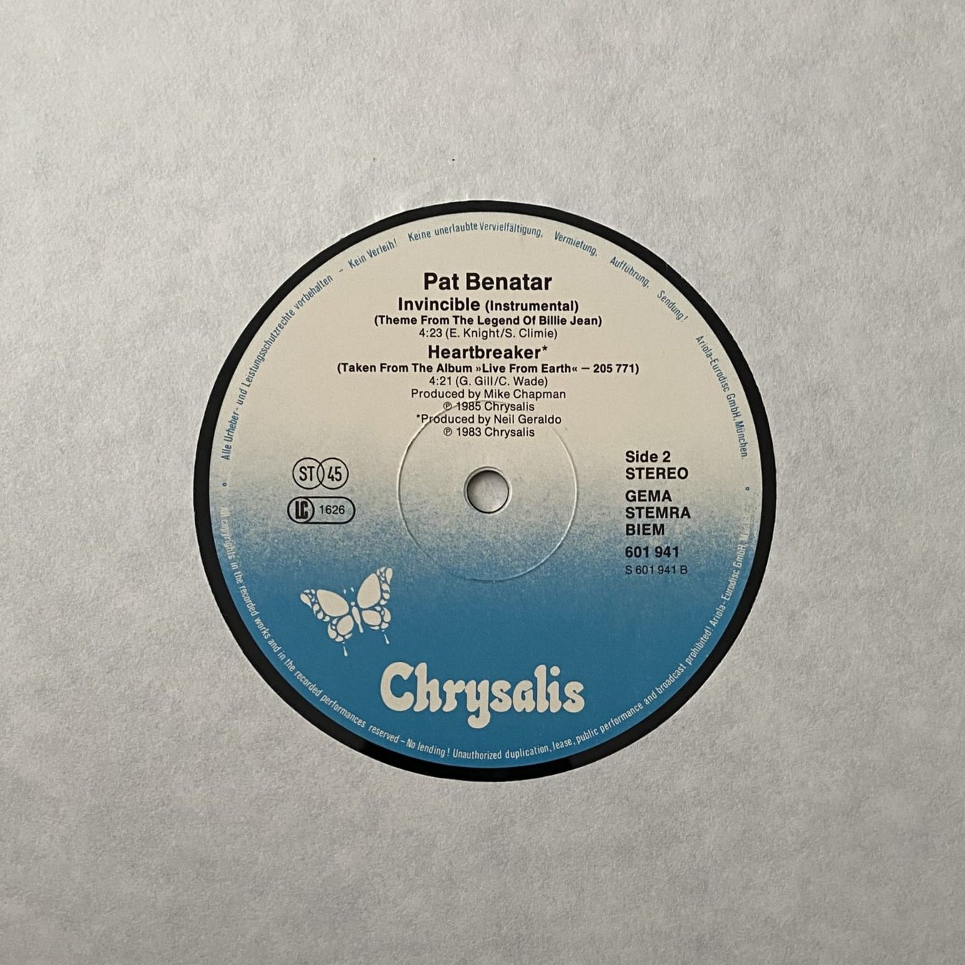 Vinyles: Pat Benatar, Invincible – Neuf (Voir description) à Flums par Empe1 3