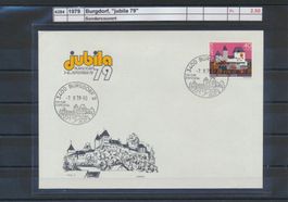 1979 Burgdorf, "jubila 79", Sondercouvert