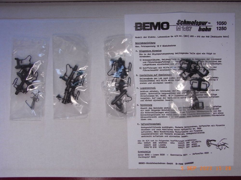 Coffret locomotive électrique CC7107 et 3 voitures DEV U46 C10 - CM